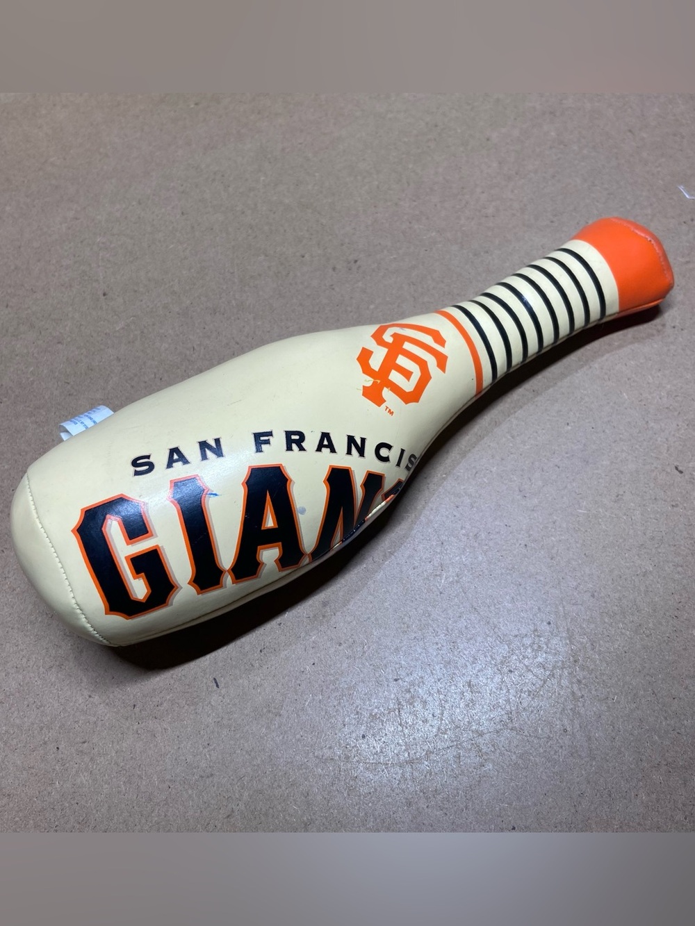 VINTAGE SAN FRANCISCO GIANTS MLB Collectible Soft Vinyl Baseball Bat Toy 10”